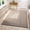 Brown, variant on Luxe Weavers Geometric Non-Slip Brown 5x7 Washable Area Rug, Modern Carpet