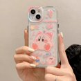 thumbnail image 1 of Fundas de teléfono transparentes con dibujos de Kirbies Sanrio Kuromi para iPhone 14 13 12 11 Pro Max XR XS MAX 8X7 SE funda trasera suave Y2k Girl xuanjing  unisex, 1 of 2