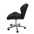 thumbnail image 4 of ViscoLogic JAGER Quilted Comfort Computer Desk Office Chair Stool (Black), 4 of 8