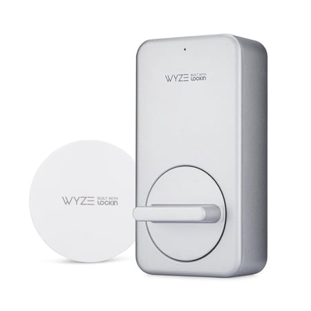 Open Box Wyze Lock Gateway WLCKG1 Keyless Smart Door Lock with WiFi and Bluetooth White