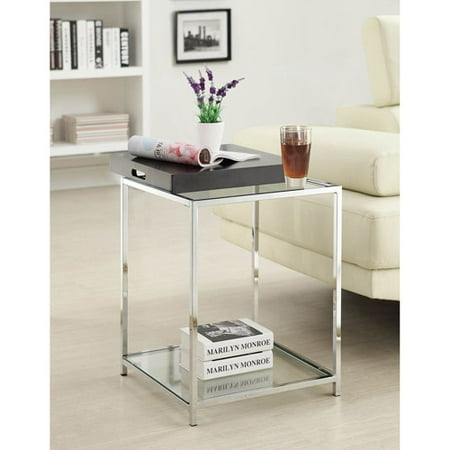 UPC 095285410583 product image for Convenience Concepts Palm Beach End Table with Tray, Multiple Finishes | upcitemdb.com