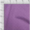 thumbnail image 2 of oneOone Georgette Viscose Purple Fabric Geometric Diy Clothing Quilting Fabric Print Fabric By Yard 42 Inch Wide, 2 of 4