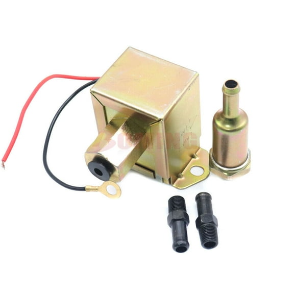 40107 40106 40104 Square Electric Fuel Pump 12V Automotive Diesel Gasoline Surface Red Top-