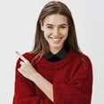 thumbnail image 6 of VONTER Fake Collar Detachable Blouse Dickey Collar Half Shirts False Collar for Women Favors, 6 of 9