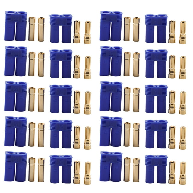 EC5 Connector, Lightweight Simple Operation RC Connectors High Accuracy For Electronic Test Accessories