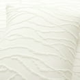 thumbnail image 2 of Lush Decor Jacquard Wave Comforter Set, 3 Piece Set, Full/ Queen, Soft White - Textured Bedding Set - Tufted Clip Jacquard Design - White Comforter - Cottage & Coastal Bedroom Decor, 2 of 9