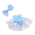 thumbnail image 4 of 2x Mini ropa de muñeca de 6 pulgadas, conjunto de falda de muñeca, decoración de tocado de lazo, vestido de ropa Adorable, ropa de muñeca de niña para azul, 4 of 9