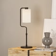 thumbnail image 6 of Evelyn&Zoe Rotolo 24" Tall Table Lamp with Fabric Shade in Blackened Bronze/White, 6 of 8