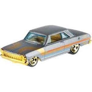 Hot Wheels Basic Loose 2019 Satin and Chrome 51st Anniversary '63 Chevy II 