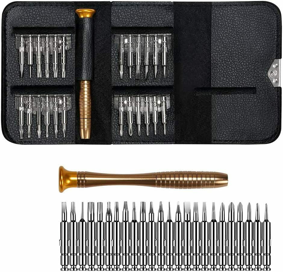 Oukaning 25 In 1 DIY Precision Screwdriver Set Mini Repair Tool For Glasses Laptop
