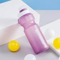 thumbnail image 4 of Kumdkd 750ml Sports Water Bottle, Leak Proof Plastic Water Bottle with Wide Mouth, Large Capacity BPA-Free Portable Drink Bottle for Cycling, Gym, Running & Outdoor Activities, Purple, 4 of 7