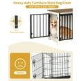 thumbnail image 5 of 31.9"Dog Crate Furniture with Barn Door,Wooden Pet Cage End Table for Small Medium Dogs up to 44 lb, 5 of 8