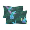 thumbnail image 1 of YUSDECOR Humming bird Taie d'Oreiller Coussin de Protection 20x30 Pouces, Ensemble de 2, 1 of 3