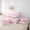 Pink C, variant on Erosebridal Pink L Personalized Initial Twin Bedding Sets 7-Piece For Girls Teens,Kawaii Ribbon Bow Knot Girl Bedding Comforter Set,Pink Reversible