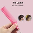 thumbnail image 2 of 3-Piece Multi-Functional Hair Brush & Comb Set - Ergonomic Design for Scalp Massage, Blood Flow Stimulation - Smooth Rounded Edges, Safe for All Hair Types (Dry & Wet) - Ideal for Home & Salon Hair, 2 of 6