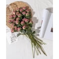 thumbnail image 3 of Artificial Vintage Roses Silk Rose with Stem Fake Rose Bouquets for Arrangement Wedding Centerpiece Party Home Decoration(Vintage Pink), 3 of 5