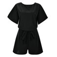 thumbnail image 1 of Pantalones Deportivos Gibobby Mono Casual Manga Corta Negro M, 1 of 4