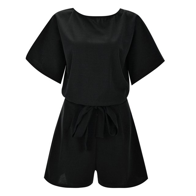 Pantalones Deportivos Gibobby Mono Casual Manga Corta Negro M