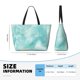 thumbnail image 4 of Fotbe Blue Marble Bolsa de Viaje para Playa - Resistente al Agua, Bolsa Tote de Gran Capacidad y Ligera con 7 Bolsillos para Mujeres y Hombres, 4 of 7