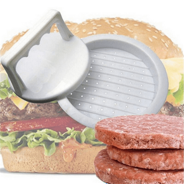 2024 TOP! Kitchen Hamburger Meat Beef Maker Grill Burger Patty Mould Press Mold Tools Shape Hamburg Manual