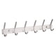 thumbnail image 1 of Perchero de pared de níquel cepillado con 6 ganchos dobles para colgar – Ganchos rústicos de acero inoxidable resistentes – Ropa,, 1 of 5