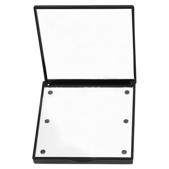 Zehuanyu  LED Makeup Mirror Compact Rechargeable Hand Vanity Girl Black