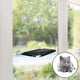 thumbnail image 5 of Percha para ventana de gato Sunnimix Cama colgante Lechón hamaca Cómodo estante para ahorrar espacio Negro, 5 of 8