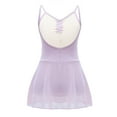 thumbnail image 2 of Jhaoyu Camisole Sans Manches pour Filles Robe de Danse Ballet Justaucorps de Gymnastique Ballerine Performance Violet 130, 2 of 7