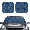 thumbnail image 2 of Haiem Sea Turtle Car Windshield Sun Shade (2 Pieces) Foldable Windshield Sun Shade Car Accessories for Truck SUV Pickup-Medium, 2 of 7