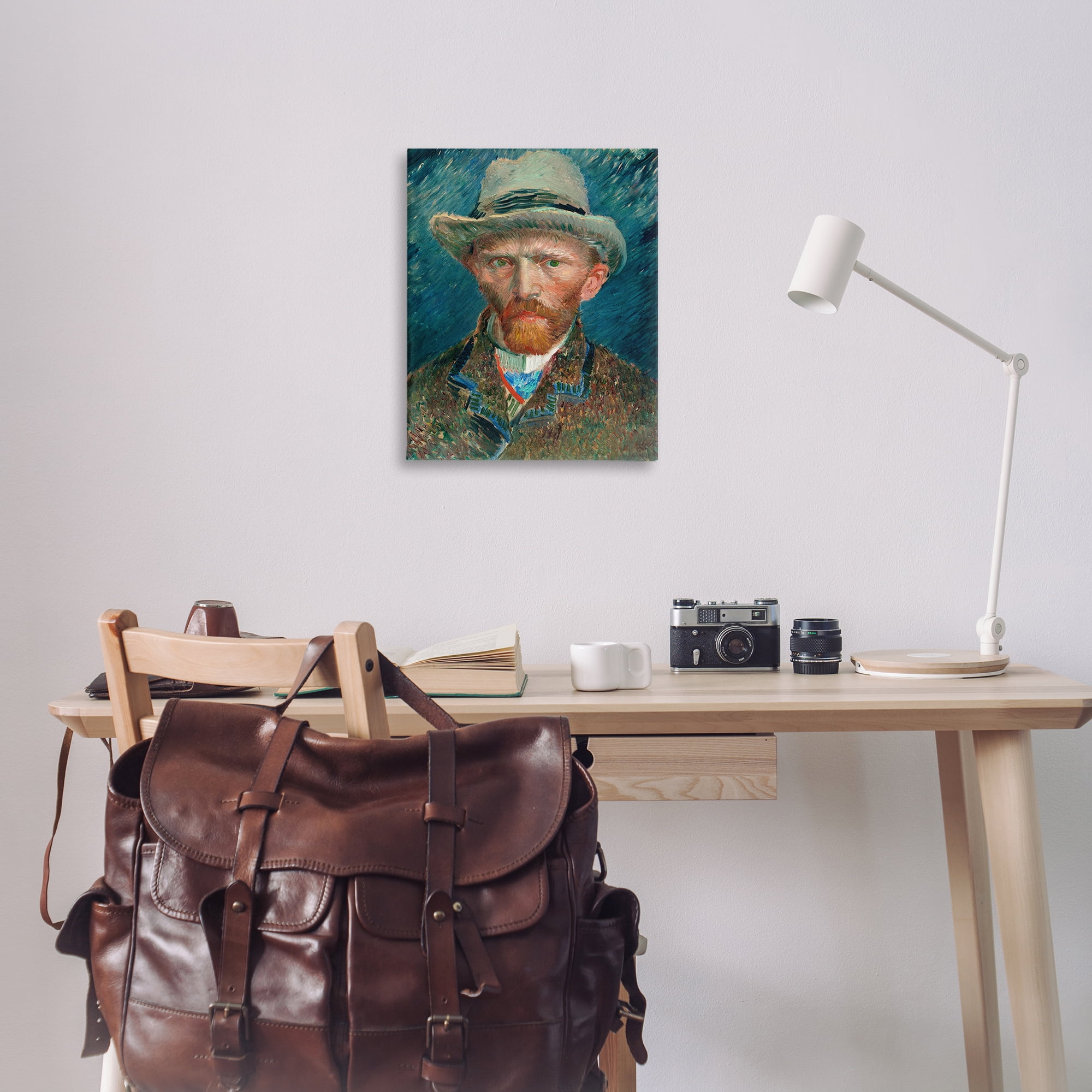 Stupell Industries Classic Van Gogh Portrait People Painting Wrapped Canvas Art Print Wall Art, 24 x 30