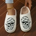 thumbnail image 7 of Gaexia Cozy Halloween Themed Women's Slippers For Winter Warm Fuzzy Indoor Outdoor Comfortable Footwear With Cute Design, 7 of 7