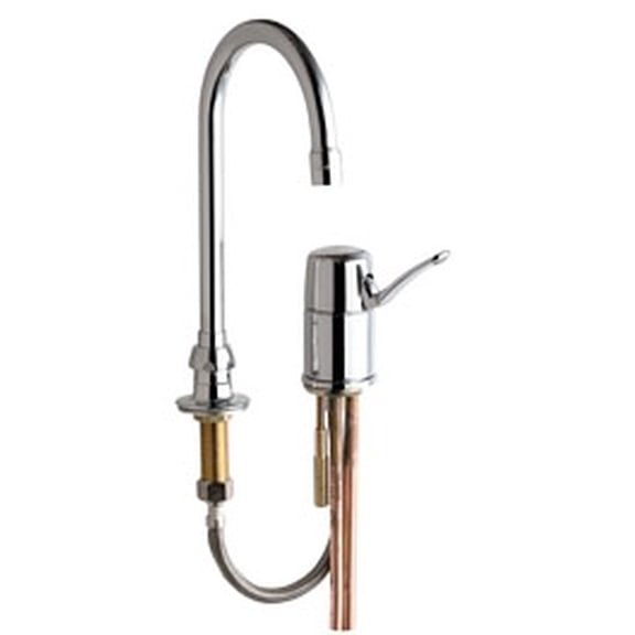Chicago Faucets 2302-E35ab Commercial Grade High Arch Kitchen Faucet - Chrome