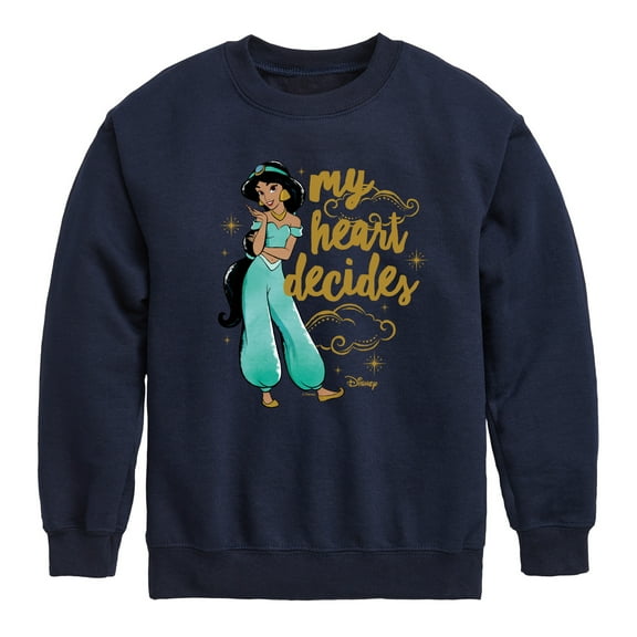 Disney - My Heart Decides - Toddler & Youth Crewneck Fleece Sweatshirt