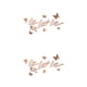 thumbnail image 2 of Pegatina de arte de pared Bearachild Oro rosa 2Conjunto, 2 of 6
