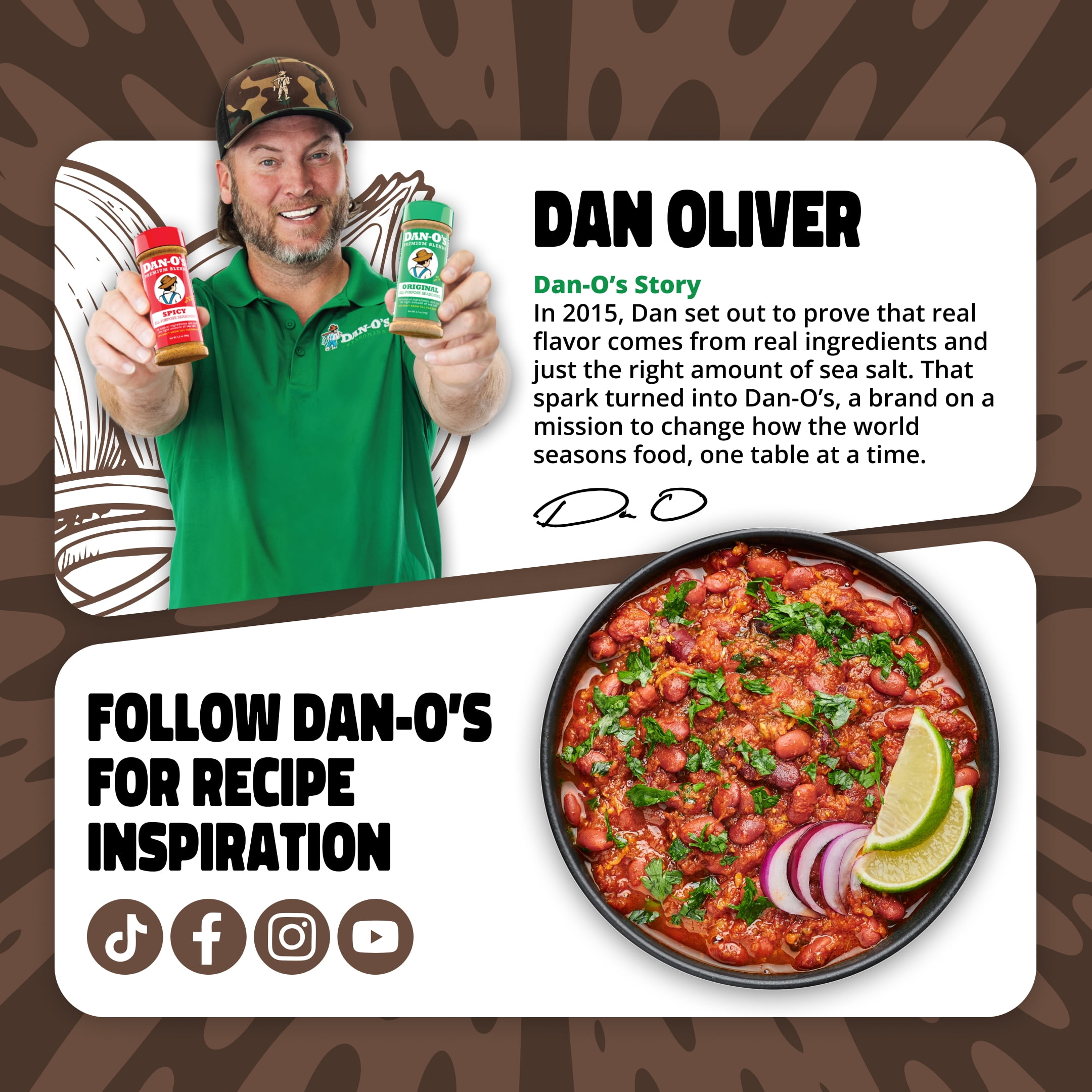 Dan-O's Mild Chili Seasoning 1.25 oz - Perfect for Enhancing Chili, Soups, and One-Pot Meals