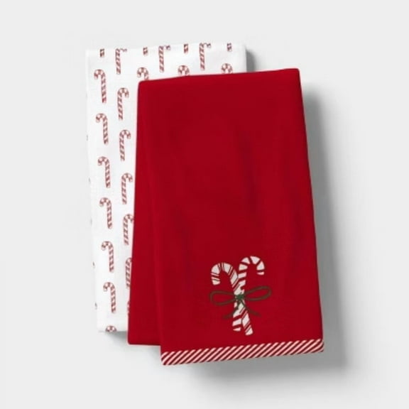 2pk Christmas Tea Towels -