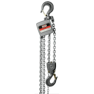 JET 133315 AL100 Series 3 Ton Capacity Aluminum Hand Chain Hoist with 15 ft. of Lift