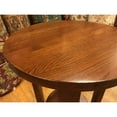 thumbnail image 2 of Mission Style Oak Round End Table - Michael's Cherry, 2 of 3
