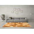 thumbnail image 3 of Ahgly Company Indoor Rectangle Abstract Orange Modern Area Rugs, 2' x 5', 3 of 4