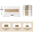 thumbnail image 3 of Hakochia Boho Placemats Set of 6-pack, Macrame Table Decor,Farmhouse Style Natural Cotton Burlap Placemats for Dining Table,Wedding,and Home Party, 3 of 7