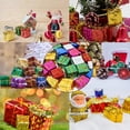 thumbnail image 3 of 12pcs Christmas Gift Boxes Assorted Cute Metallic Foil Wrapped Miniature Package for Christmas Tree Decoration 4cm/1.57inch, 3 of 9