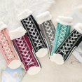 thumbnail image 3 of Ultra-thick Cashmere Slipper Home Socks,Slipper Socks With Non Slip Slipper, 3 of 5