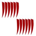 thumbnail image 2 of 12pcs 4 "Flecha de tiro con de goteo Flechas de s naturales Flecha Eje DIY - rojo Sunnimix Piezas de Fletchings, 2 of 8