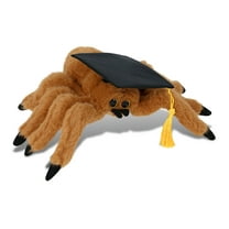 DolliBu Brown Spider Graduation Plush Toy - Super Soft Plush Graduation Stuffed Animal Dress Up with Graduation Cap with Tassel Outfit - Cute Congratulatory Graduation Gift for Kids - 8 inches