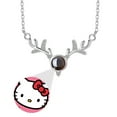 thumbnail image 2 of Hello Kitty Deer antler necklace, deer antler projection necklace with box exquisite necklace birthday gift, 2 of 6
