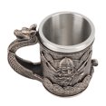 thumbnail image 4 of Viking Coffee Cup, Stainless Steel Liner Mug Hand Painted Resin  For Coffee, 4 of 8