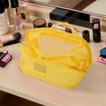 thumbnail image 5 of Ofertas Únicas 1 Pc Bolsa de Maquillaje Multifuncional de Malla Portátil Amarilla de Poliéster, 5 of 5
