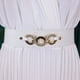 thumbnail image 4 of Vestido Midi para Mujer, Vestido de Iglesia, Moda, Cintura Alta, Vestido Informal de Negocios, Vestido de Cóctel con Cinturón XXL, 4 of 10
