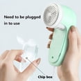 thumbnail image 3 of QJUHUNG 1PCS Portable Electric Fabric Shaver - Efficient Lint Remover With USB Plug For Sweaters  Clothes  Bedding  Furniture  Carpet  And Sofa - Easy To Use  Compact zzz, 3 of 6
