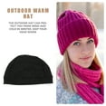 thumbnail image 6 of STRANDCHIC Cation Velour Warm Winter Hat Black, Anti-Cold Headwear for Family Use, 1 Piece, 6 of 6